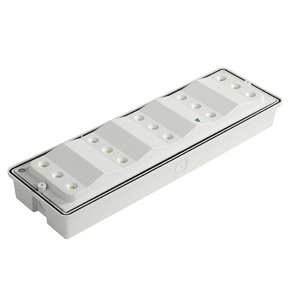 110V 220V SMD 2835 सफेद एलईडी सतह घुड़सवार जलरोधक आपातकालीन प्रकाश पीसी डिफ्यूज़र IP65 EL015EM