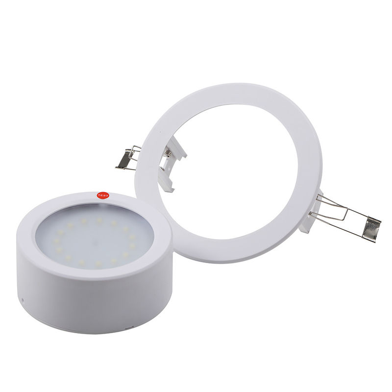 एलईडी सीलिंग रिसेस्ड 3W आपातकालीन लाइट एबीएस केसिंग 60Hz 5pcs एसएमडी नी-सीडी बैटरी L128N