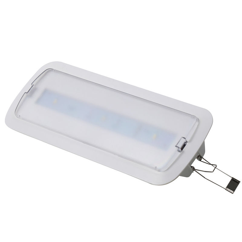 3pcs SMD 5730 LED रिसेस्ड इमरजेंसी लाइट Ni-Cd बैटरी 3.6V 0.6Ah के साथ 3 घंटे से अधिक की अवधि के लिए