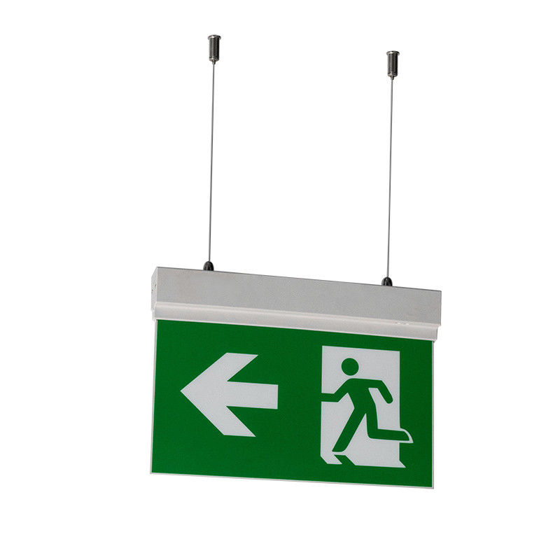 रखरखाव एलईडी डबल पक्षीय आपातकालीन निकास संकेत 3.7V 1.5Ah एल 701 एम