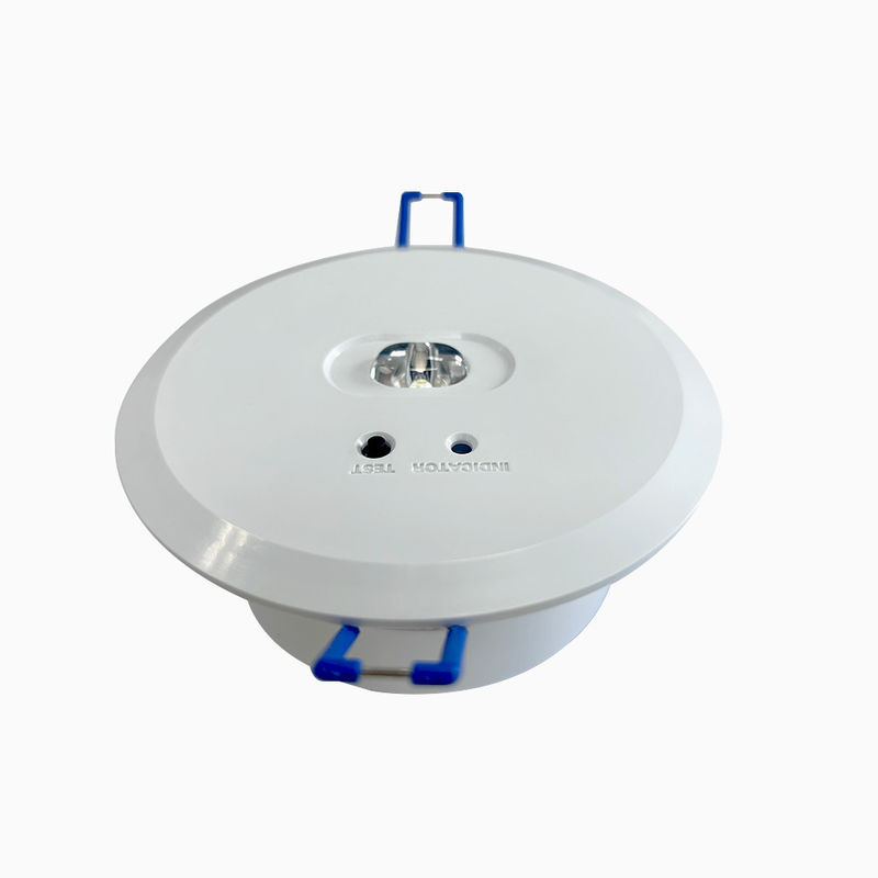 3W COB एलईडी छत आपातकालीन प्रकाश 600mAh Ni-Cd बैटरी व्यापक तापमान सीमा L118N
