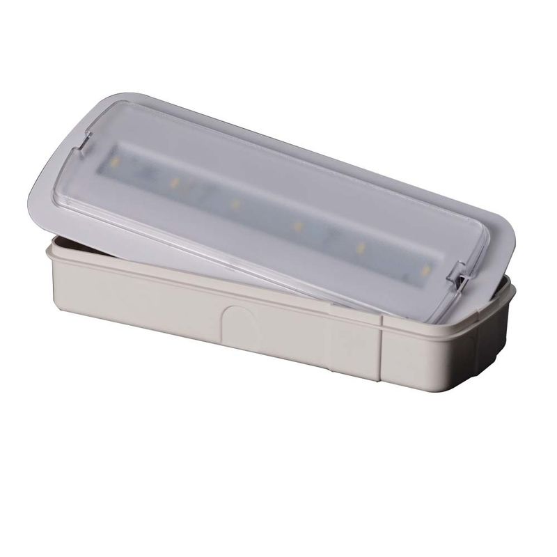 CE स्वीकृत LED इमरजेंसी लाइट 6500K बैटरी बैकअप के साथ 3 घंटे SMD 5730 220V 240V IP20