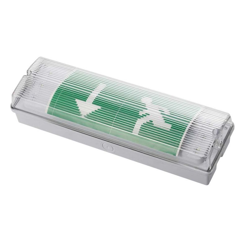 IP65 जलरोधक एलईडी आपातकालीन प्रकाश 3W Ni Cd बैटरी बैकअप 15pcs 2835 SMD 6500K