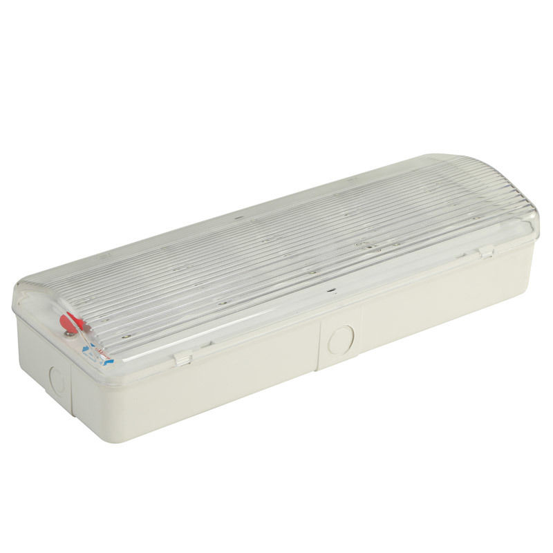 रिचार्जेबल एलईडी आपातकालीन प्रकाश 3 घंटे Ni-Cd बैटरी बैकअप के साथ 220V 240V IP20