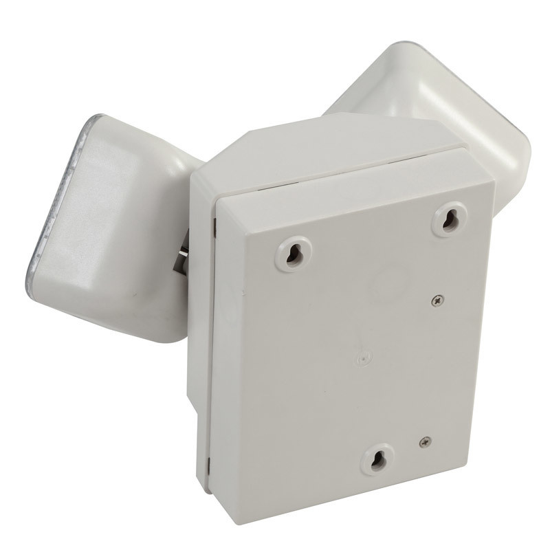 6W ट्विन स्पॉट एलईडी आपातकालीन प्रकाश 6500K 3.6V 3.0Ah Ni-Cd बैटरी पीसी केसिंग IP20