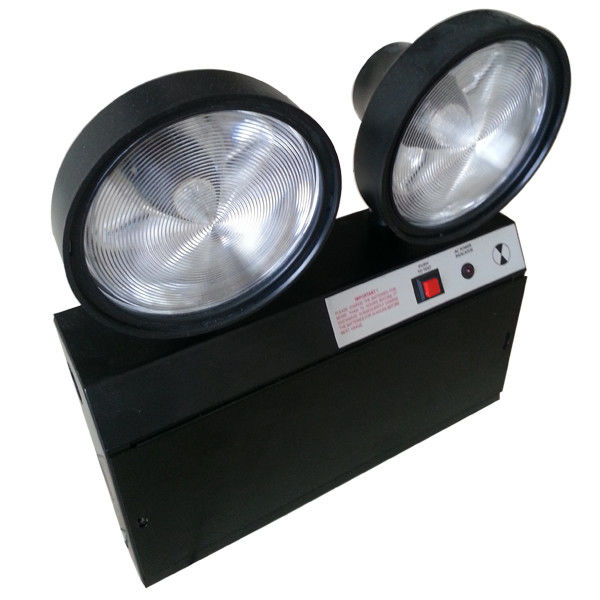 टिकाऊ स्टील केशिंग ट्विन स्पॉट आपातकालीन रोशनी 272mmx80mmx301mm आकार और -10C से 55C कार्य तापमान के साथ