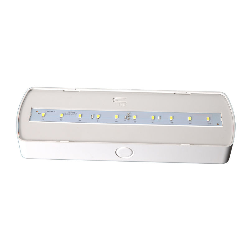 अग्नि प्रतिरोध ABS LED इमरजेंसी लाइट 3.6V Ni-Cd बैटरी 3 घंटे अवधि L119N-A