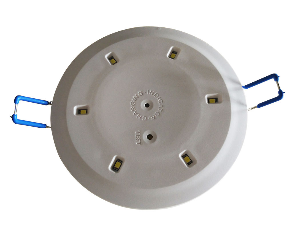रिसेस्ड एलईडी इमरजेंसी सीलिंग लाइट 3.6V Ni-Cd बैटरी स्टील केसिंग IP20 L117N