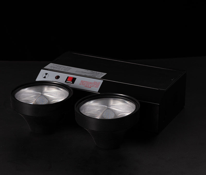 3 साल की वारंटी, 3.6V/1.6Ah बैटरी और 3 घंटे की अवधि के साथ सीई ब्लैक केसिंग एलईडी ट्विन स्पॉट इमरजेंसी लाइट