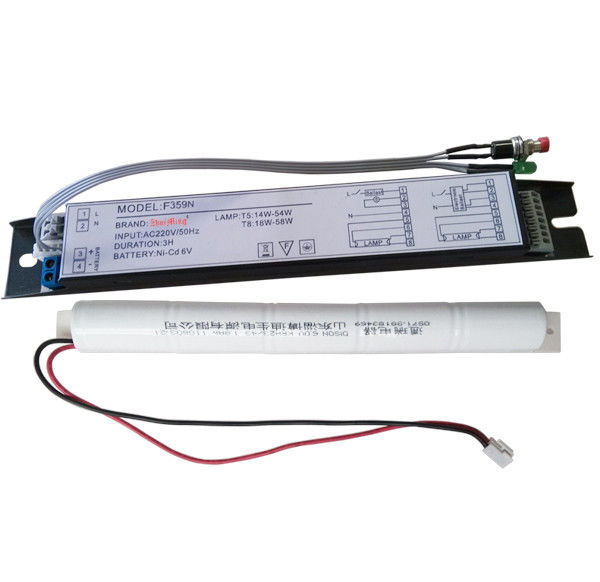 220V 58W 3 घंटे स्वायत्तता रिचार्जेबल आपातकालीन प्रकाश बिजली की आपूर्ति फ्लोरोसेंट लैंप F359N